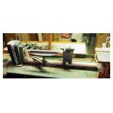 Craftsman Wood Lathe Includes 3 Drawer Work Table, 38" x 38" x 68"