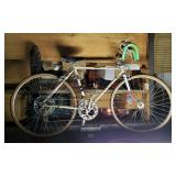 Mens 27" Wheel, Sun Tour American Flyer Jewel 10 Speed Bicycle Including Vintage Air Pumps, Qty 2