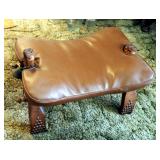 Authentic Wood Camel Saddle, 15" x 16" x 22"