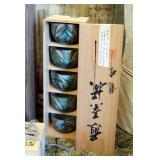 Japanese Wood Gift Boxes With Porcelain China Tea Cups And More