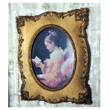 Framed Victorian Prints Assorted Sizes, Qty 5