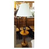 Hand Made 59" Solid Wood Floor Lamp