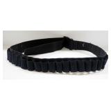 Leather Rifle Sling And National Cartridge Nylon Ammo Belt With 25 Shotgun Shell Slots