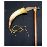 Pipe Tomahawk And Powder Horn