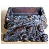 Empty Liquor Bottle With Image Of Woman In Martini Glass On Front, 3/4 Cup Copper Cup, Bronze Covere