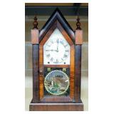 Antique New Haven Clock Co. Table Clock, 20.5" H