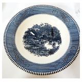 Royal China Currier & Ives "Early Winter" Bowls (3), Royal China Rooster Bowls (2) And Glass Tumbler