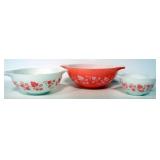 Pyrex Mixing Bowl Set, Includes 4 qt, 2.5 qt And 1.5 pt