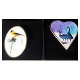 Collection Of P. Buckley Moss Society Animal And Floral Inspired Pins, Total Qty 8