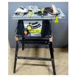 Craftsman Evolv 10" Table Saw Model 315.284610 On Stand, With Manual, Powers On And Vermont American