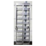 Reese Aluminum Truck Ramps, 625 Lb Distributed Load Per Ramp, Qty 2 And Loading Zone Adjustable Widt