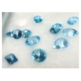 Gemstone Collection Includes Blue Topaz, Aquamarine, Blue Stones And More
