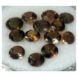 Gemstone Collection, Includes Topaz, Garnet, Aquamarine, Lemon Quartz, Rhodolite, Rutilated Quartz, 