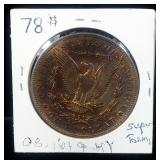 Morgan Silver Dollars, Includes 1885 With Toning, 1885 O, And 1886