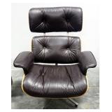 Extra Wide Leather Office Armchair 40" High x 34.5" Wide