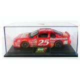 Ricky Craven #25 Autographed Budweiser Chevy Monte Carlo 1:24 Diecast In Display Case And John Andre