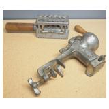 Vintage Meat Grinder And Meat Tenderizer