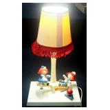 Raggedy Ann And Andy Room Decor And Dolls, Includes 18" High Stuffed Dolls, Table Lamps (2, Both Pow