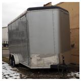 2014 Stealth Liberty Enclosed Tandem Axle Bumper Pull Trailer, VIN # 52LBE1623EE026556, Tires ST225/