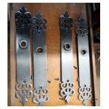 12" Brushed Nickel Back Plates, Hinges, Latches, And More