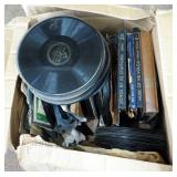 Antique Phonograph Record Album Assortment Including Sinatra, Bing Crosby, Glenn Miller, Tommy Edwar