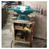 Grizzly Electric Knife Buffer/Grinder, Model G1061, 1 HP; Includes Additional Wire Wheels, Buffing P