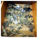 Antique Reclaimed Brass Drawer Pulls