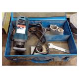 Bosch Electric Offset Trimmer, Model 1609, Includes Metal Carrying Case