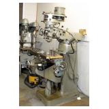 Hahshon Machinery Company Success Multiple Speed 3-Axis Milling Machine, Model NS-1 1/2 VA, 3 Phase,