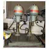 Cincinnati Royal 16" Dual Bench Top Drill Presses, Includes Workbench (32" x 95" x 28") And Cutting 