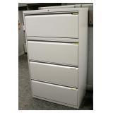 Hon Metal 4 Drawer Horizontal Filing Cabinet - 52.5" x 30" x 18"