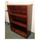 Bookcase With 3 Adjustable Shelves - 48" x 36" x 13.5", And Matching 2 Drawer Horizontal File Cabine
