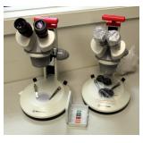 Stereo Microscopes, Model T-22041 And Model T-2201, Qty 2