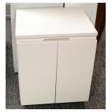 Ampco Rolling Metal 2 Door Storage Cabinet - 27" x 22" x 20"
