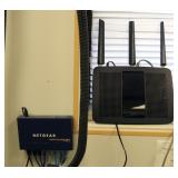 LinkSys Wireless Router Model EA7500V2 And NetPort 8GB Switch Model GS108