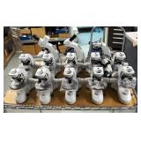 3 Objective Electron Microscopes With Various Heads, Qty 12
