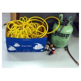 Pneumatic Coil Hoses, 200 PSI, Qty 4; Pneumatic Filter And Raycon 22 Tank