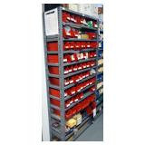 Heavy Duty Metal Storage Rack - 75.5" x 36" x 12", Including Sorted Hardware Bins With Screws, Cable