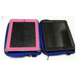 Apple 16GB iPads, Qty 3, Models A1416 And A1395, With Protective Otterbox Cases And Neoprene Bags