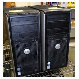 Dell Optiplex 755 PC Towers With Windows 10, Used, Qty 2