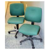Hon Adjustable Rolling Office Chairs, Model 5312MS, Qty 2