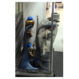 Nexel Stainless Steel Rolling Storage Rack With Adjustable Shelves - 70.5" x 36" x 24", Including Vi