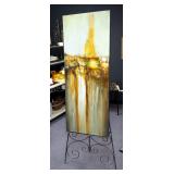 Imax Canvas Waterfall Art Print, 50" x 20", With 69" Scrolled Iron Artist