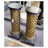 30" Woven Style Pedestals, Qty 2