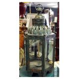 23" Decorative Metal Candle Lantern