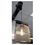 10.5" x 12" Hanging Wire Mesh Pendant Light Fixture