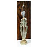 Murray Feiss 36.5" Jeweled Vase Shape Table Lamp With Beaded Trim