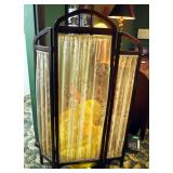 Wood Framed Dressing Screen, 66" X 30"