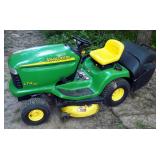 John Deere LTR180 Lawn Tractor With 42" Deck, 17 HP V-Twin Motor