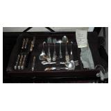 Westmoreland Sterling Silver 44-Piece Flatware Set In Felt Lined Tray